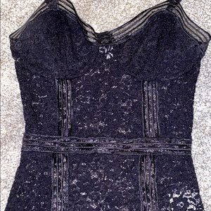 Black lace body suit🔥